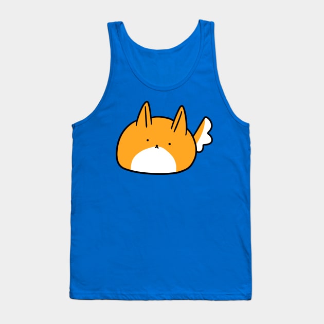 Pointy-Eared Dog Blob Tank Top by saradaboru